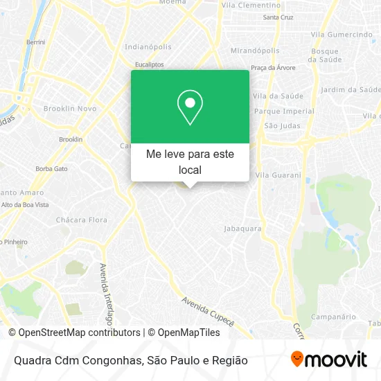 Quadra Cdm Congonhas mapa