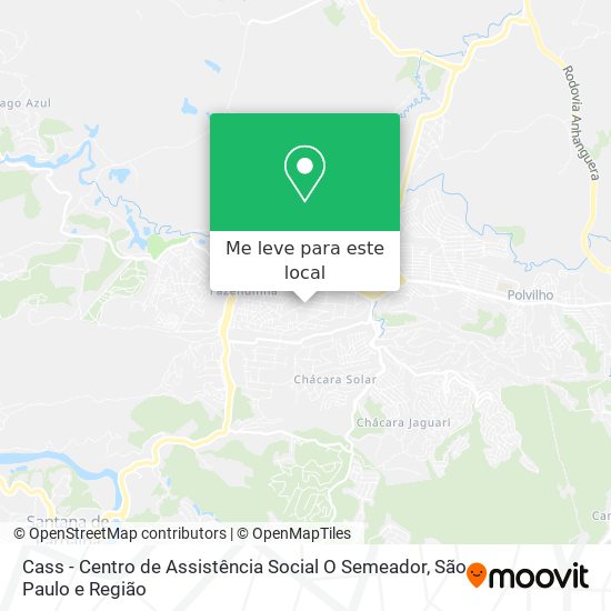 Cass - Centro de Assistência Social O Semeador mapa