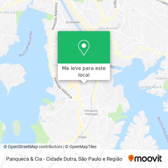 Panqueca & Cia - Cidade Dutra mapa