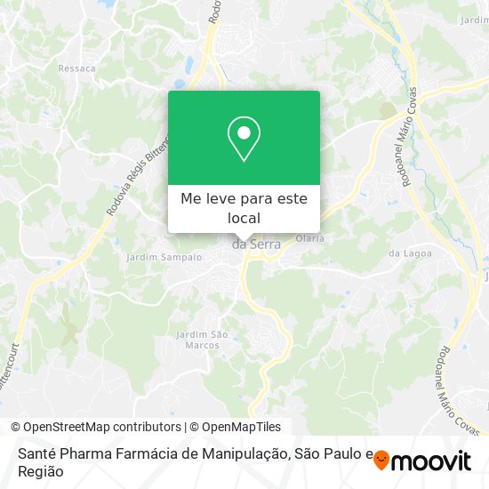 Santé Pharma Farmácia de Manipulação mapa