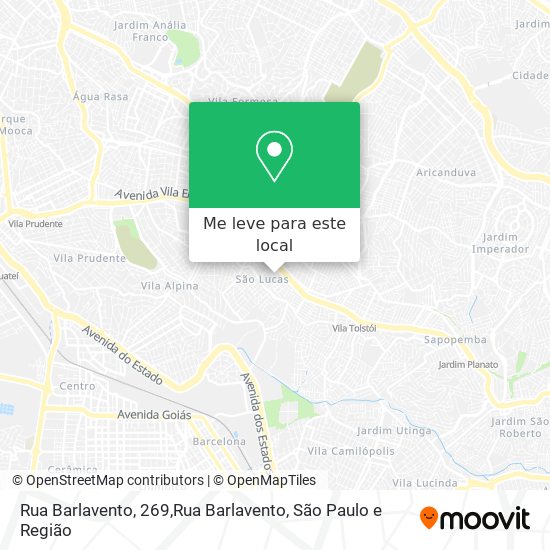 Rua Barlavento, 269,Rua Barlavento mapa