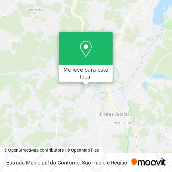 Estrada Municipal do Contorno mapa