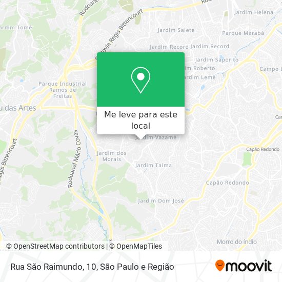 Rua São Raimundo, 10 mapa
