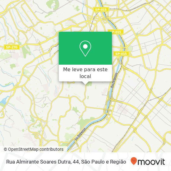 Rua Almirante Soares Dutra, 44, Morumbi São Paulo-SP mapa