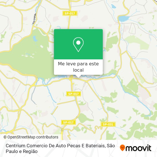 Centrium Comercio De Auto Pecas E Bateriais mapa