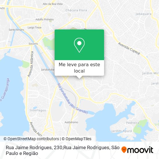 Rua Jaime Rodrigues, 230,Rua Jaime Rodrigues mapa