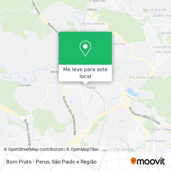 Bom Prato - Perus mapa