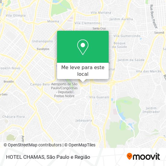 HOTEL CHAMAS mapa