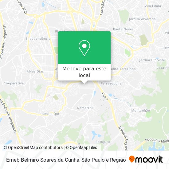 Emeb Belmiro Soares da Cunha mapa