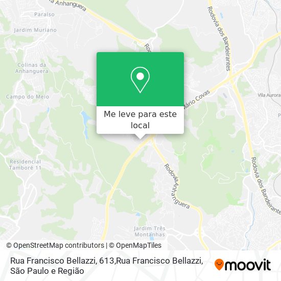 Rua Francisco Bellazzi, 613,Rua Francisco Bellazzi mapa