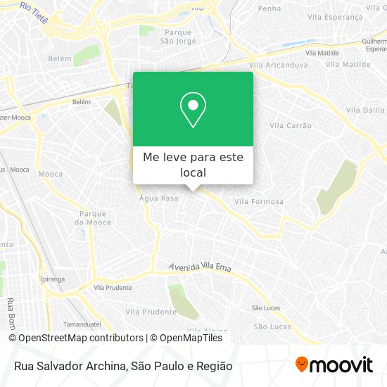 Rua Salvador Archina mapa
