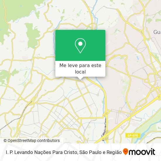 I. P. Levando Nações Para Cristo mapa