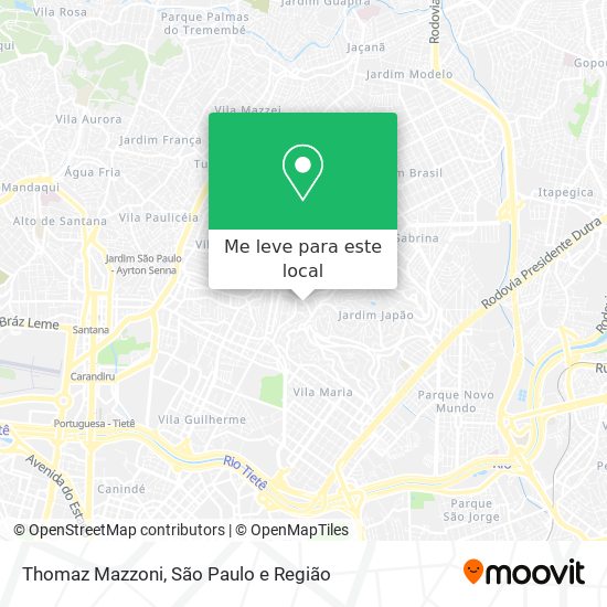 Thomaz Mazzoni mapa