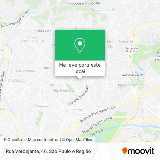 Rua Verdejante, 46 mapa