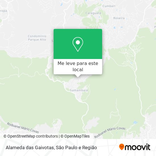 Alameda das Gaivotas mapa