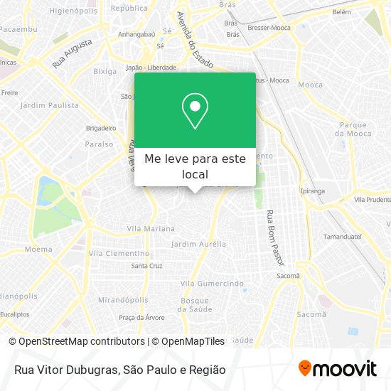 Rua Vitor Dubugras mapa