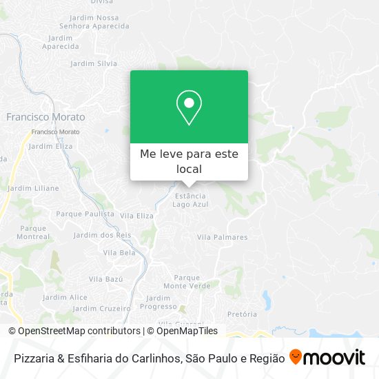 Pizzaria & Esfiharia do Carlinhos mapa