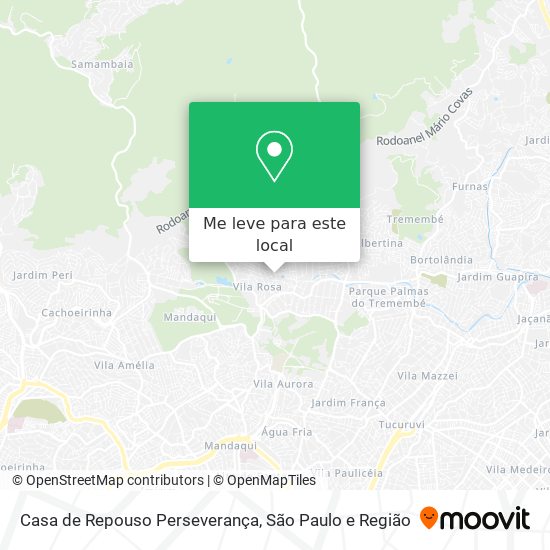 Casa de Repouso Perseverança mapa