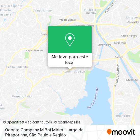 Odonto Company M'Boi Mirim - Largo da Piraporinha mapa