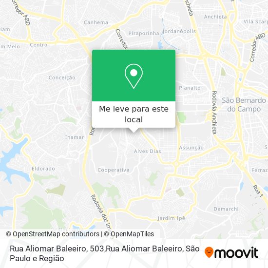 Rua Aliomar Baleeiro, 503,Rua Aliomar Baleeiro mapa