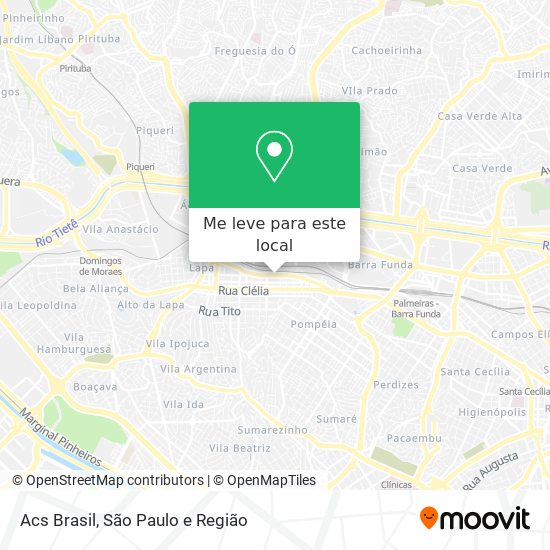 Acs Brasil mapa