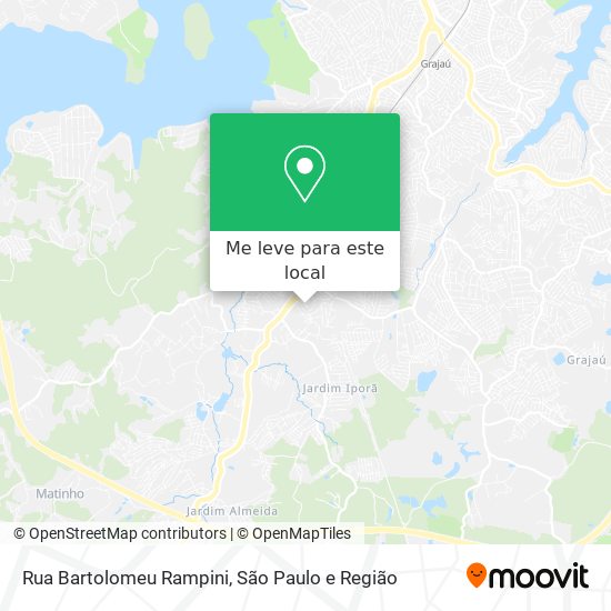 Rua Bartolomeu Rampini mapa