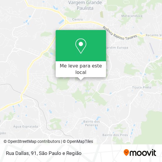 Rua Dallas, 91 mapa