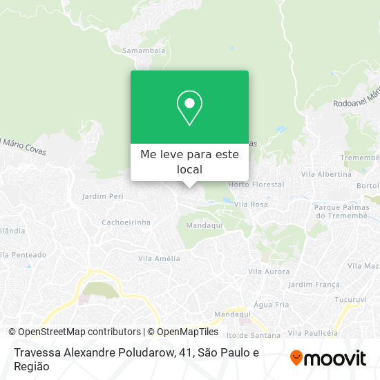 Travessa Alexandre Poludarow, 41 mapa