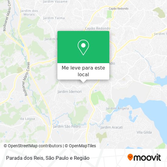 Parada dos Reis mapa
