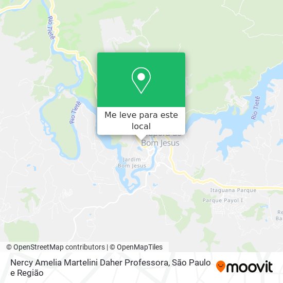 Nercy Amelia Martelini Daher Professora mapa