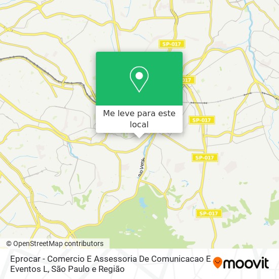 Eprocar - Comercio E Assessoria De Comunicacao E Eventos L mapa