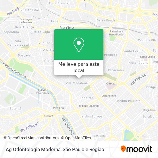 Ag Odontologia Moderna mapa