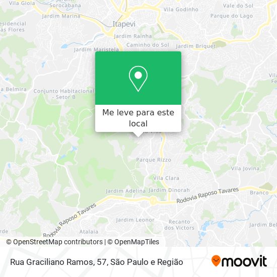 Rua Graciliano Ramos, 57 mapa