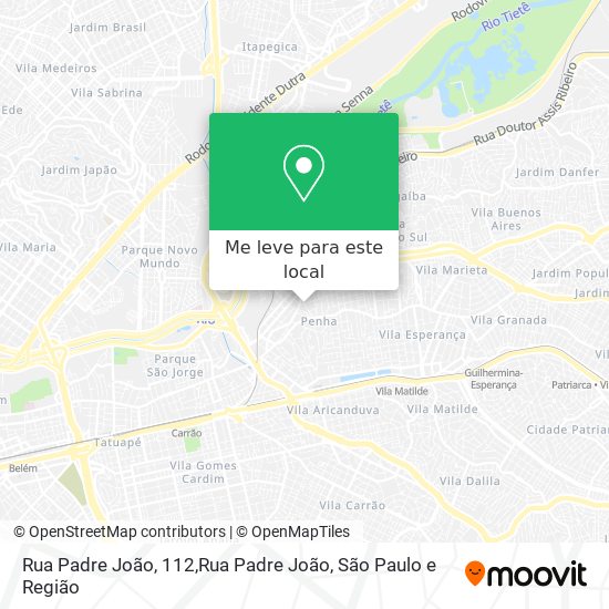 Rua Padre João, 112,Rua Padre João mapa