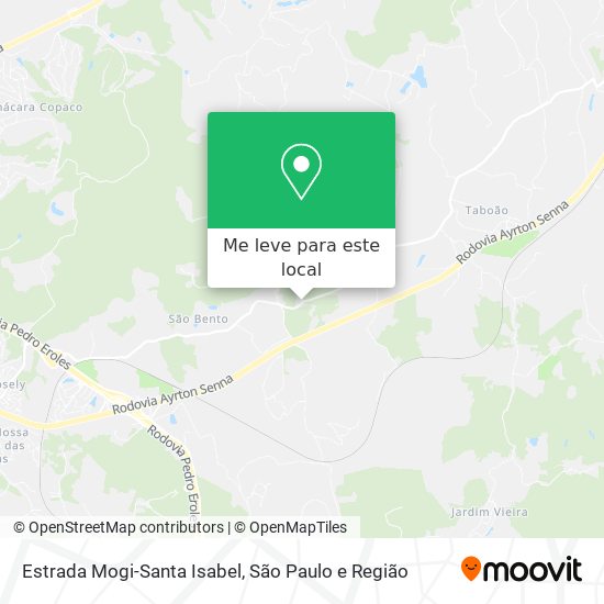 Estrada Mogi-Santa Isabel mapa