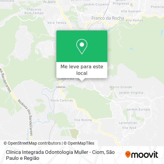Clínica Integrada Odontologia Muller - Ciom mapa