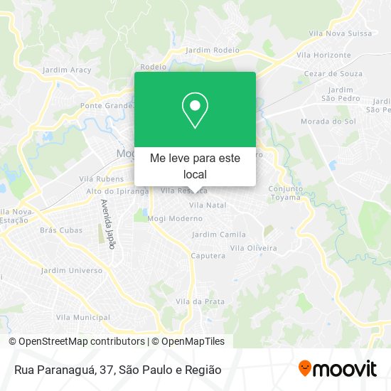Rua Paranaguá, 37 mapa