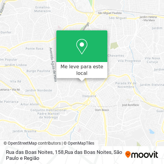 Rua das Boas Noites, 158,Rua das Boas Noites mapa