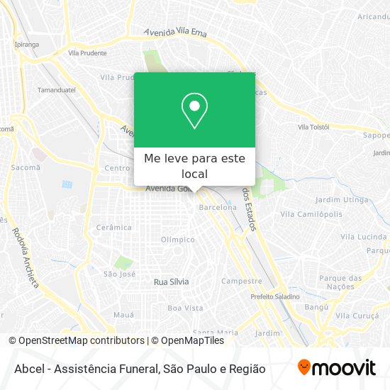 Abcel - Assistência Funeral mapa
