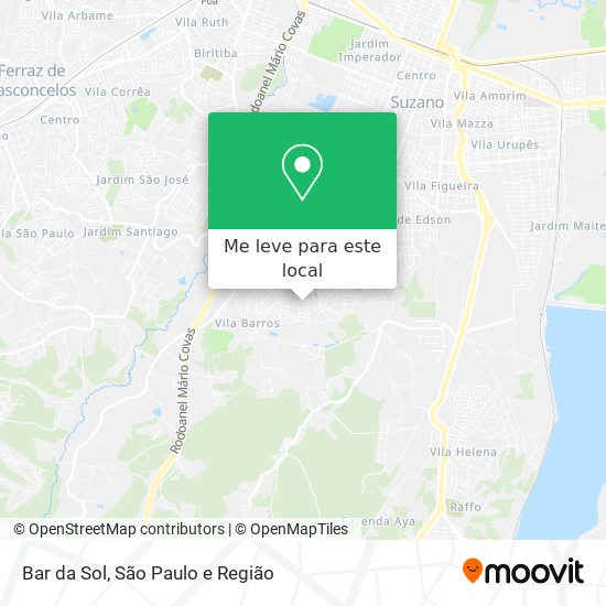Bar da Sol mapa