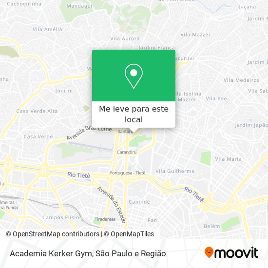 Academia Kerker Gym mapa