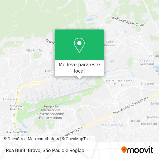 Rua Buriti Bravo mapa