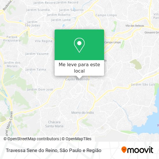 Travessa Sene do Reino mapa