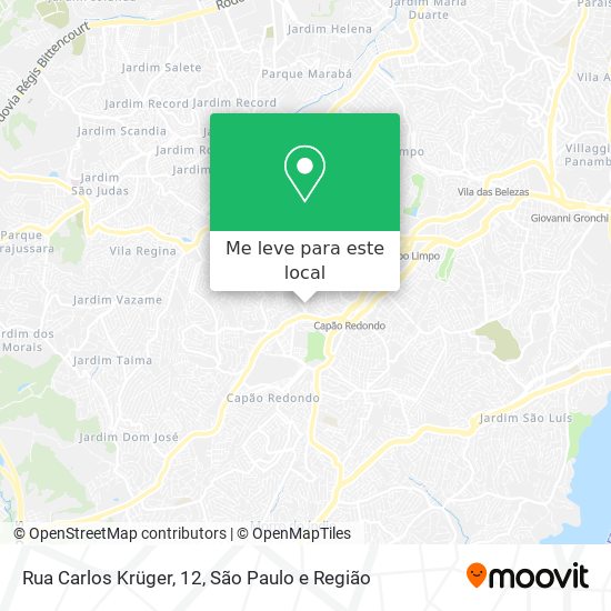 Rua Carlos Krüger, 12 mapa