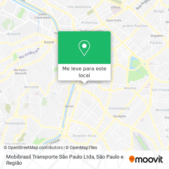 Mobibrasil Transporte São Paulo Ltda mapa