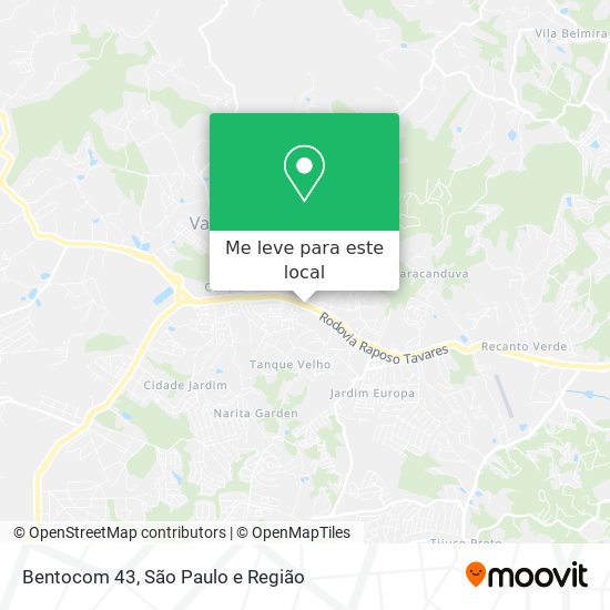 Bentocom 43 mapa