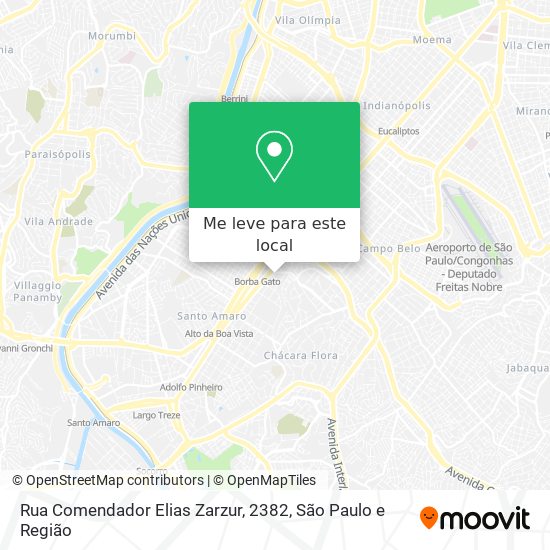 Rua Comendador Elias Zarzur, 2382 mapa