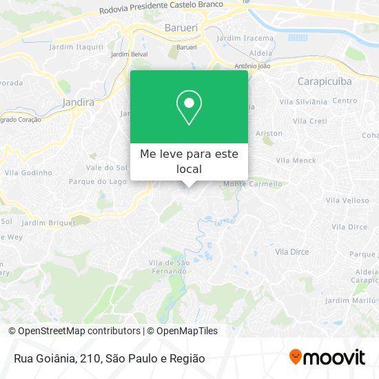 Rua Goiânia, 210 mapa
