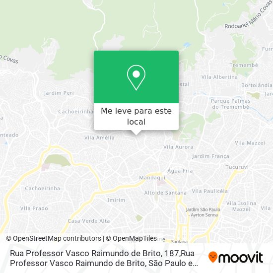 Rua Professor Vasco Raimundo de Brito, 187,Rua Professor Vasco Raimundo de Brito mapa