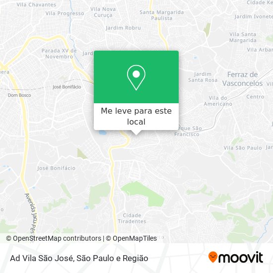 Ad Vila São José mapa
